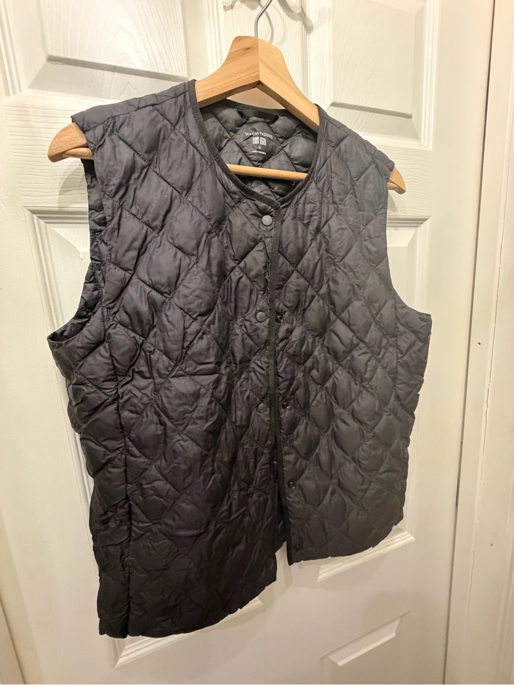 Uniqlo Quilted Snap-Front Warm Padded  Vest -